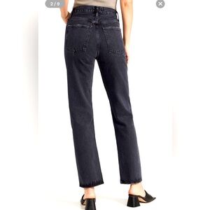 Agolde Women's Straight Leg Jeans - Dark Blue